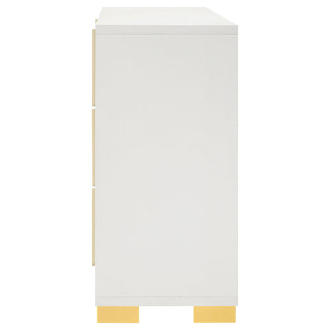 Pamela 6-drawer Dresser WhiteWhite