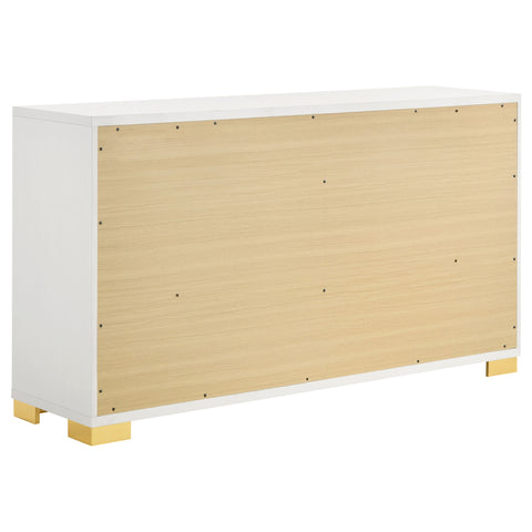 Pamela 6-drawer Dresser WhiteWhite