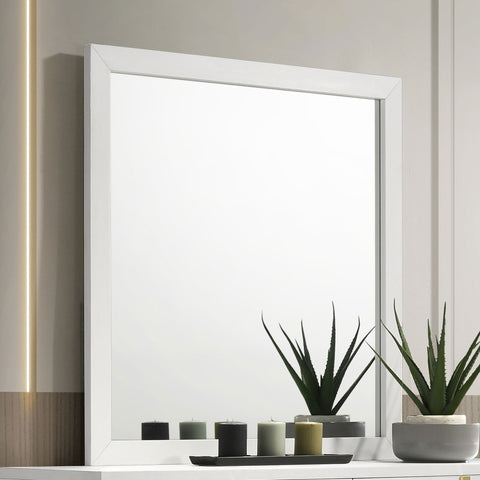Pamela Dresser Mirror WhiteWhite