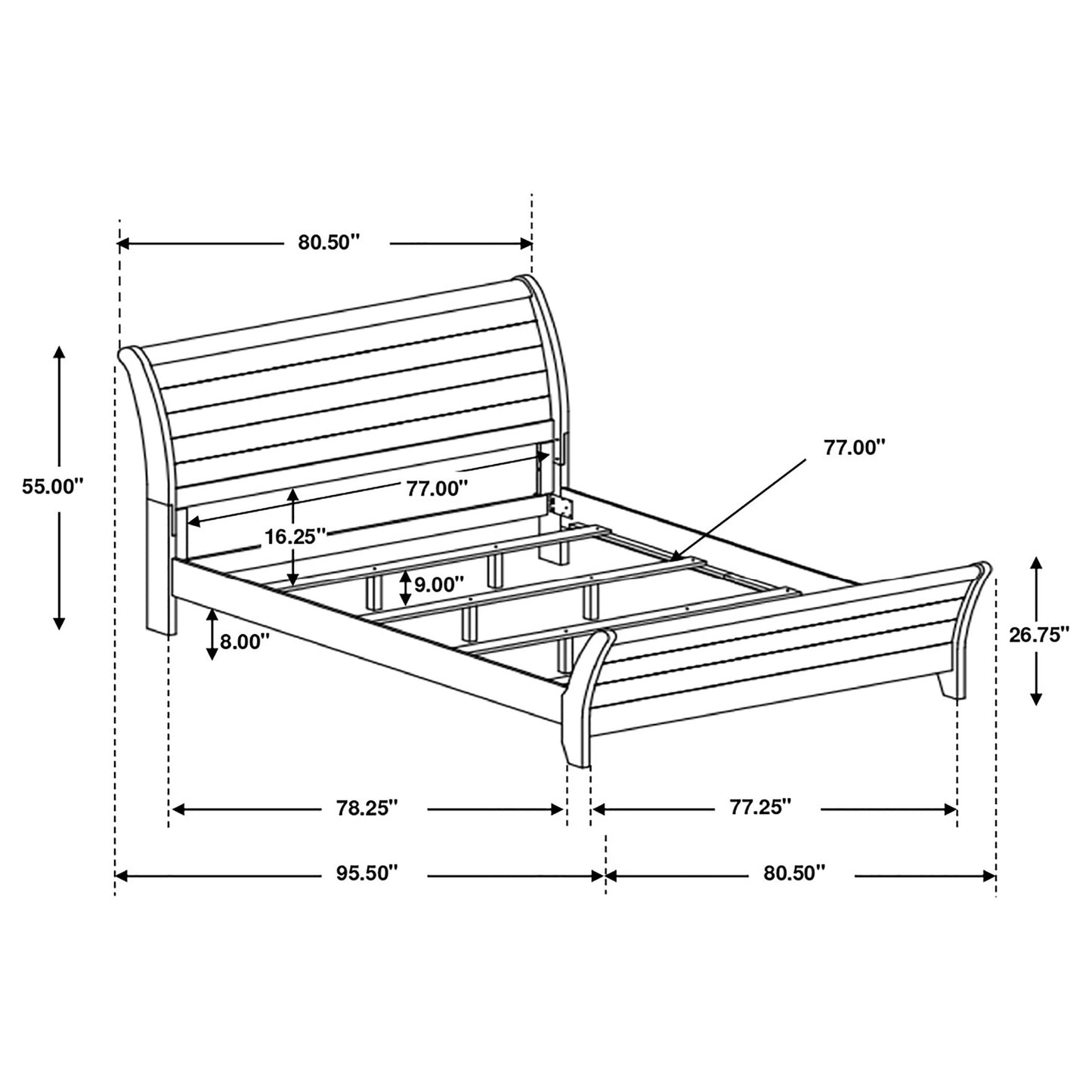 eastern king bed