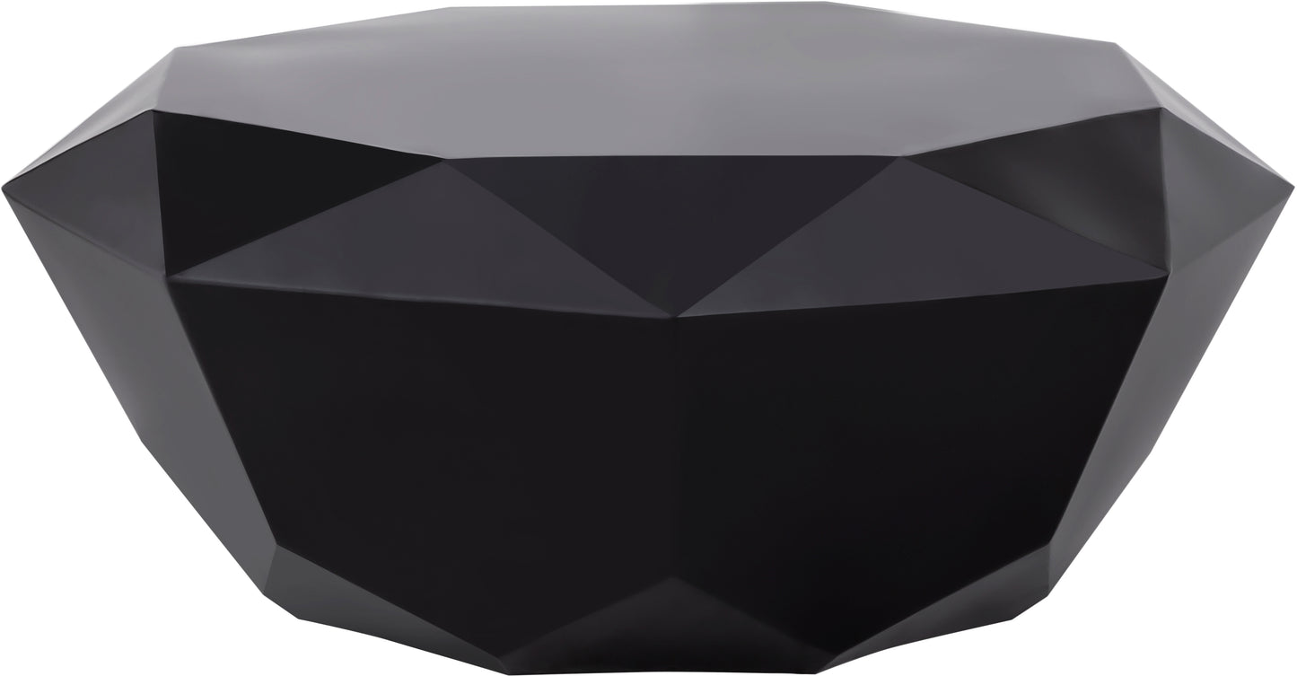 thor matte black coffee table c