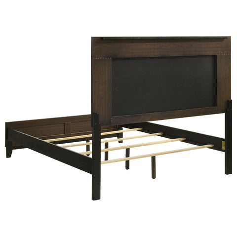 Kinkaid Wood Eastern King Panel Bed BlackBlack