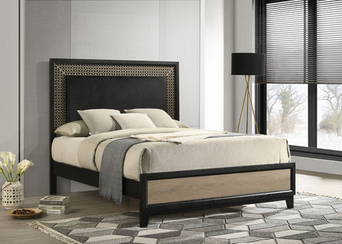 Kinkaid Wood Queen Panel Bed BlackBlack