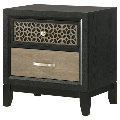 Kinkaid 2-drawer Nightstand BlackBlack