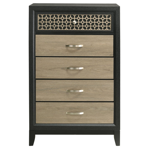 Kinkaid 5-drawer Bedroom Chest BlackBlack