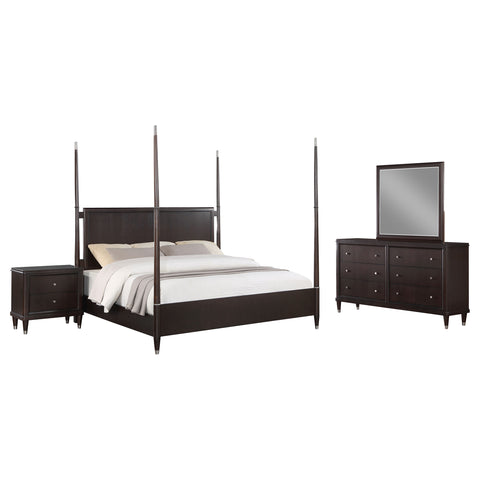 Felton 4-piece Queen Bedroom Set BrownBrown