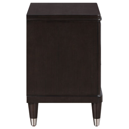 Janelle 2-drawer Nightstand Brown