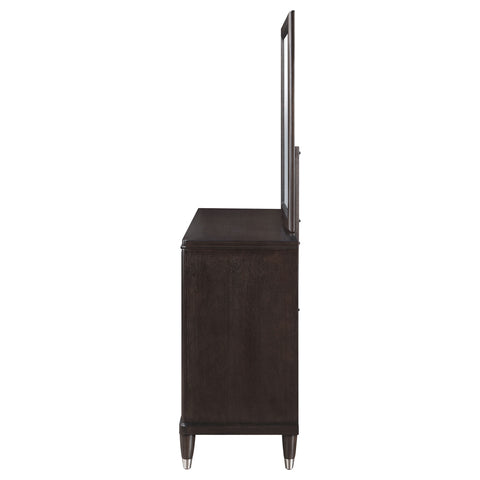 Felton 6-drawer Dresser with Mirror BrownBrown