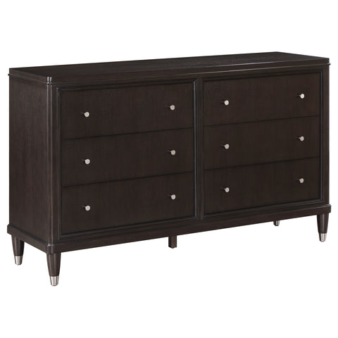 Felton 6-drawer Dresser BrownBrown
