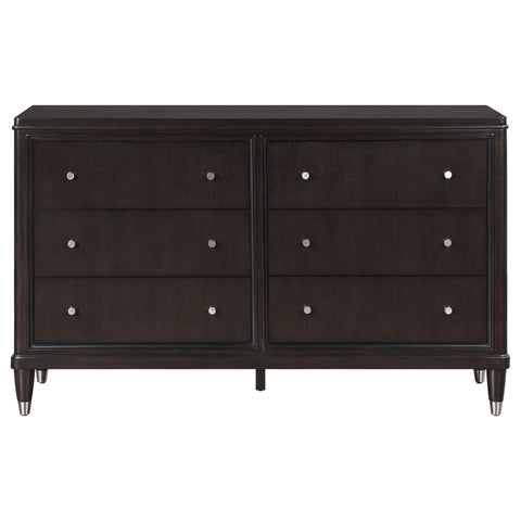 Felton 6-drawer Dresser BrownBrown