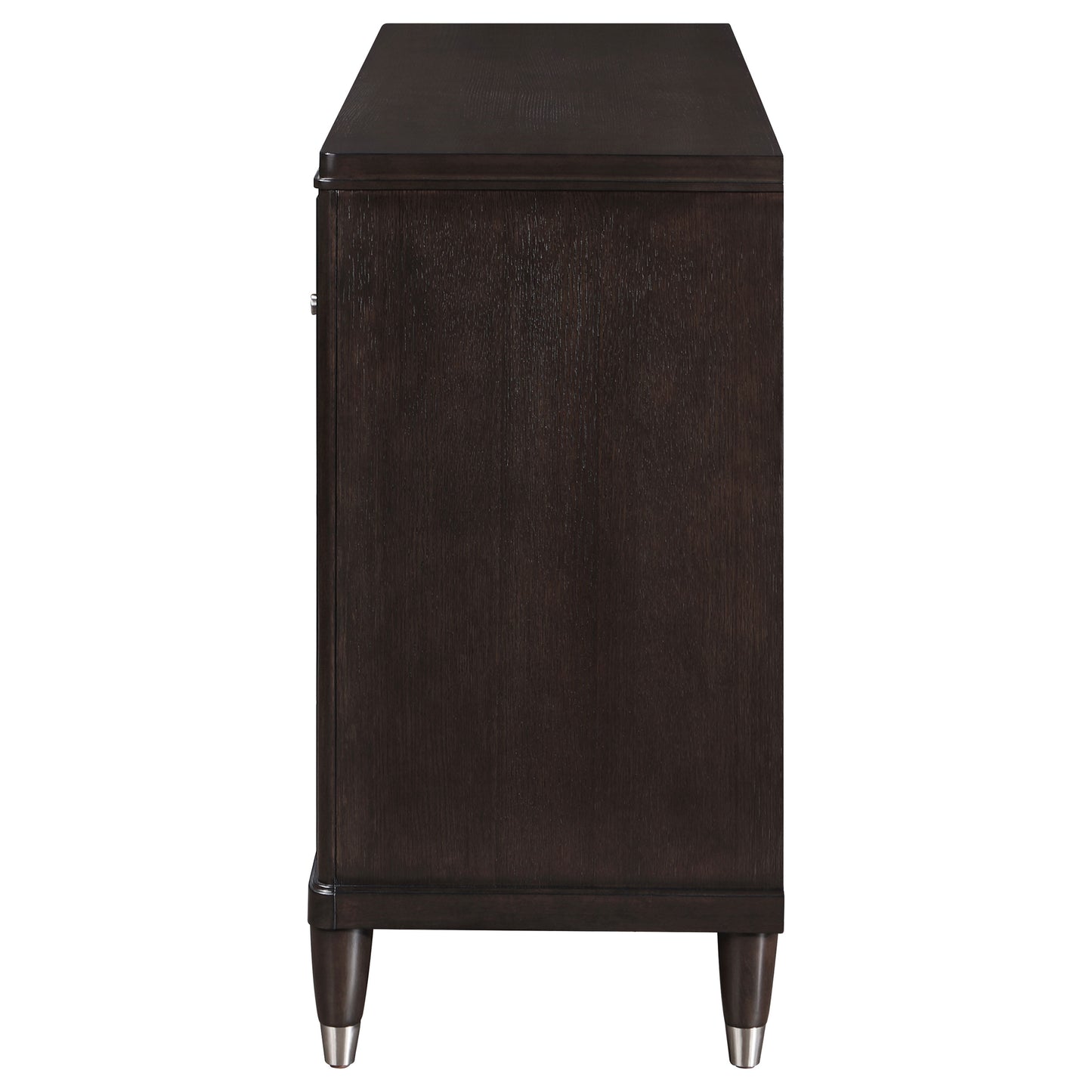 janelle 6-drawer dresser brown