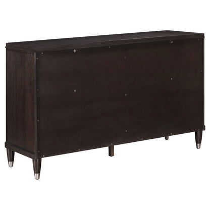 Janelle 6-drawer Dresser Brown