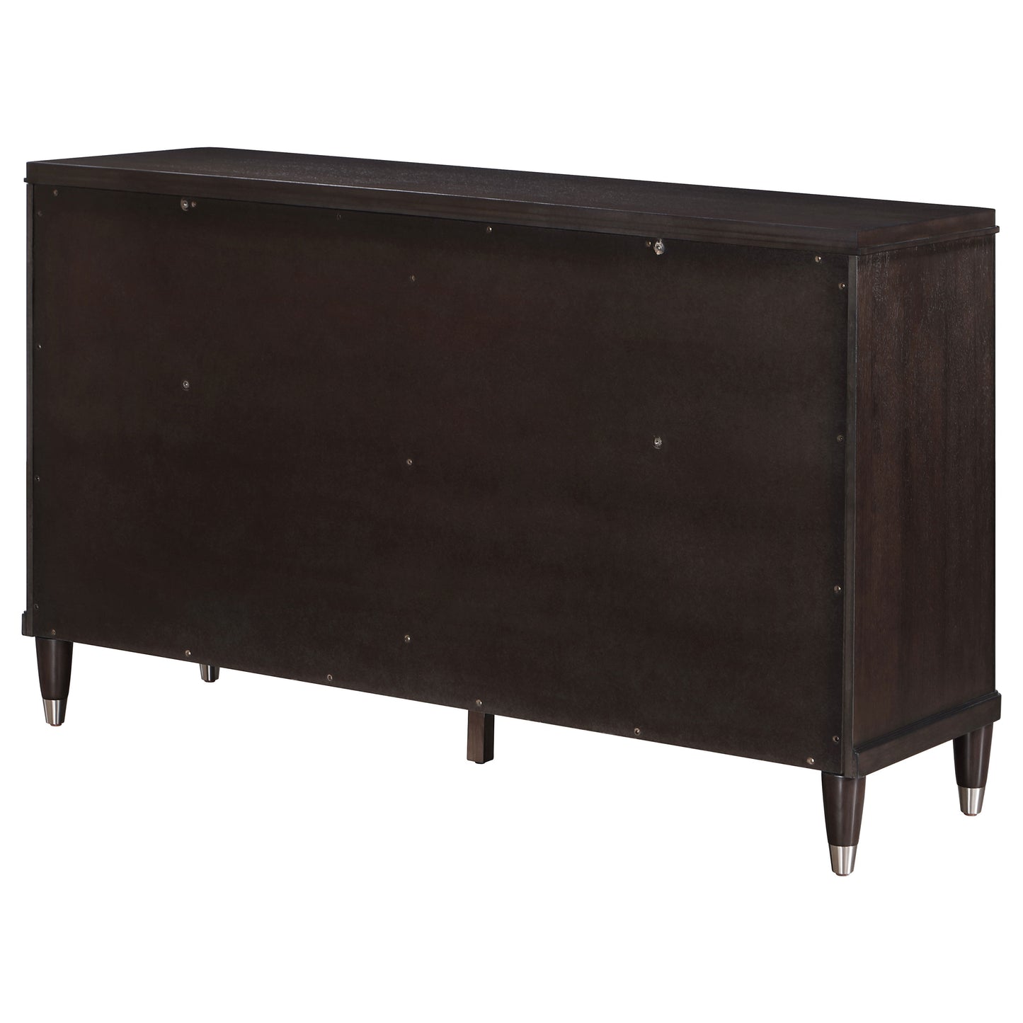 janelle 6-drawer dresser brown