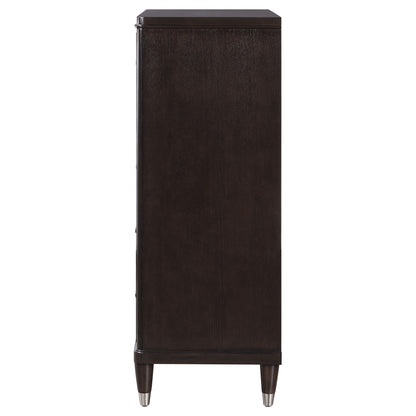 Janelle 5-drawer Bedroom Chest Brown