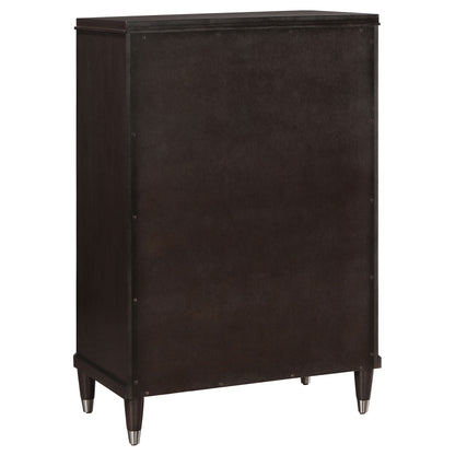 Janelle 5-drawer Bedroom Chest Brown