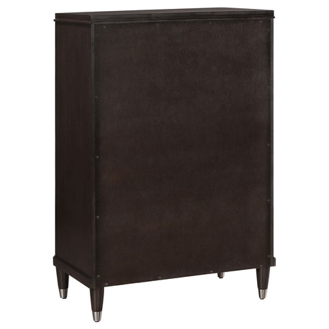 Felton 5-drawer Bedroom Chest BrownBrown