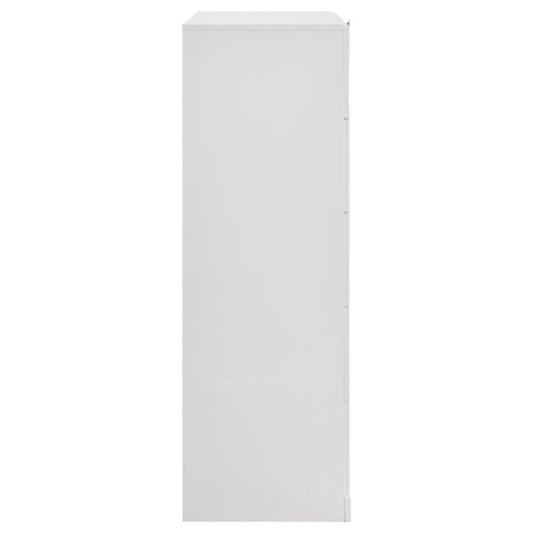 Dale 5-drawer Bedroom Chest of Drawers White High Gloss