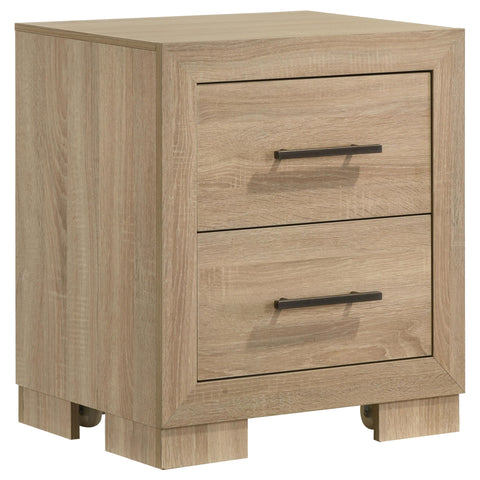 Skyview 5-Piece Eastern King Upholstered Bedroom Set Light Oak