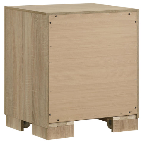 Skyview 5-Piece Eastern King Upholstered Bedroom Set Light Oak