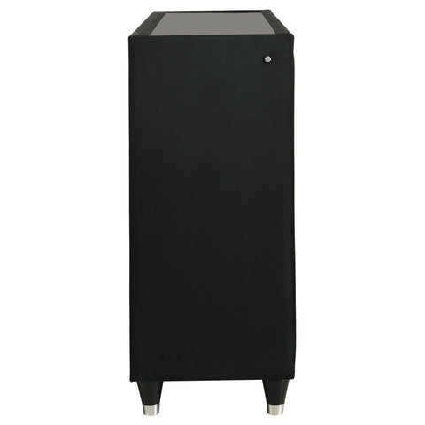 Deiter 8-drawer LED Bedroom Dresser Cabinet Black