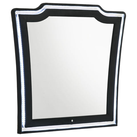 Deiter LED Dresser Mirror Black