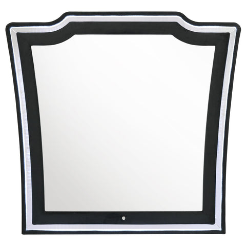 Deiter LED Dresser Mirror Black
