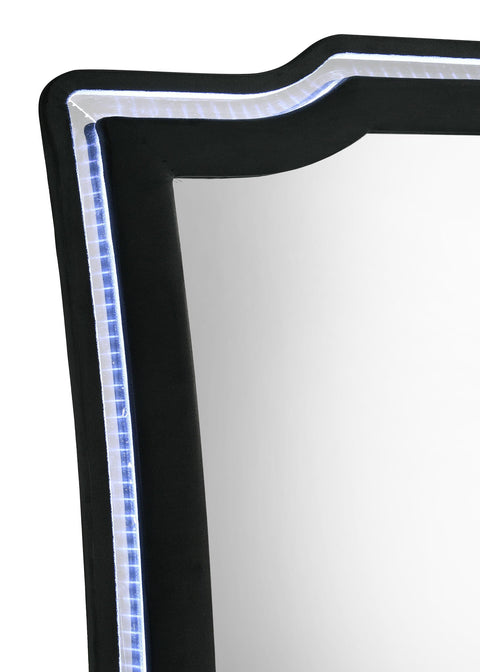 Deiter LED Dresser Mirror Black