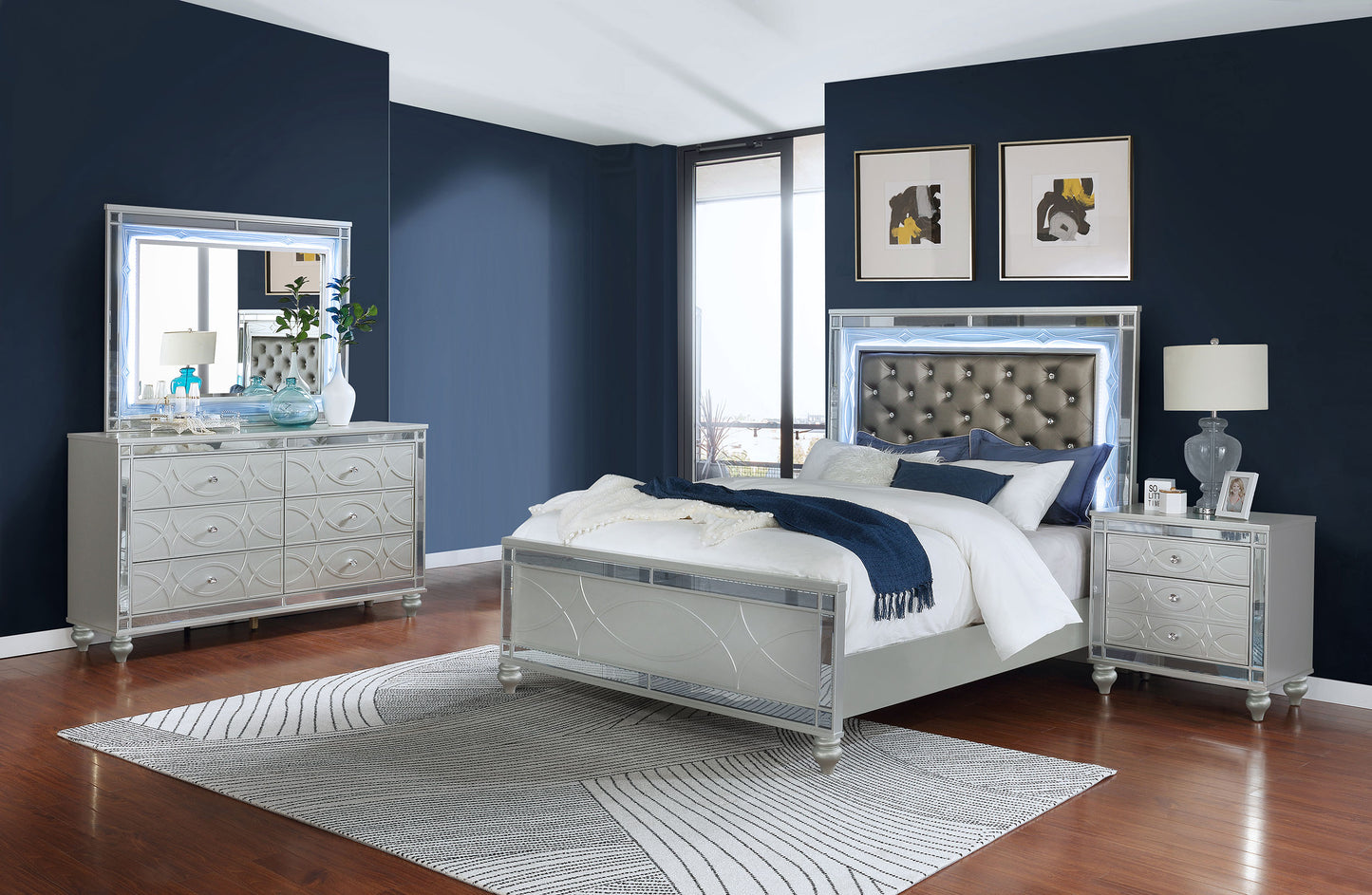 queen bed 4 pc set