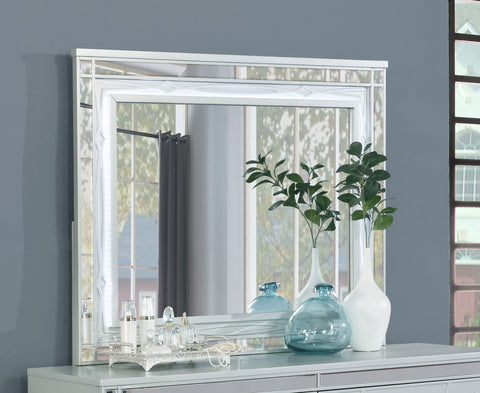 Jenny Dresser Mirror Silver MetallicSilver Metallic