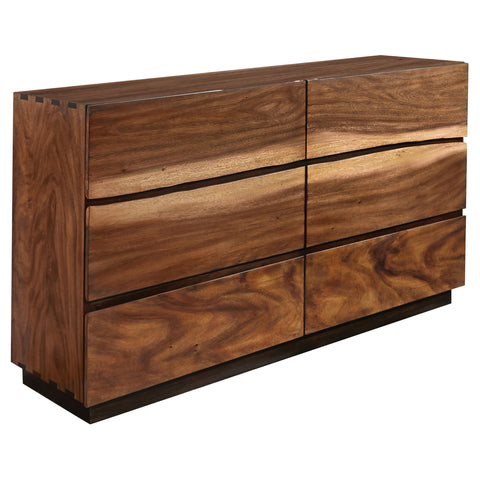 Aideen 4-piece Eastern King Bedroom Set Smokey WalnutSmokey Walnut
