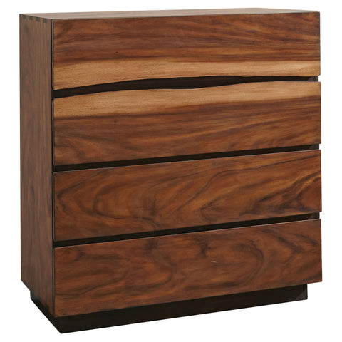 Aideen 5-piece Eastern King Bedroom Set Smokey WalnutSmokey Walnut