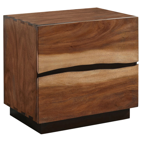 Aideen 4-piece Queen Bedroom Set Smokey WalnutSmokey Walnut