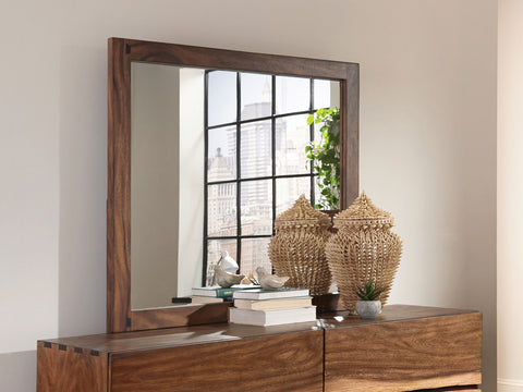 Aideen Dresser Mirror Smokey WalnutSmokey Walnut