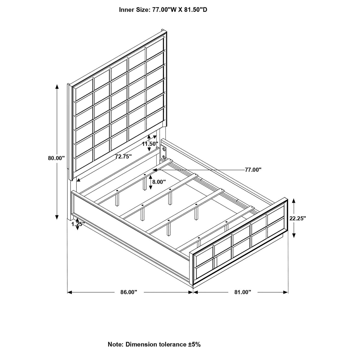 eastern king bed