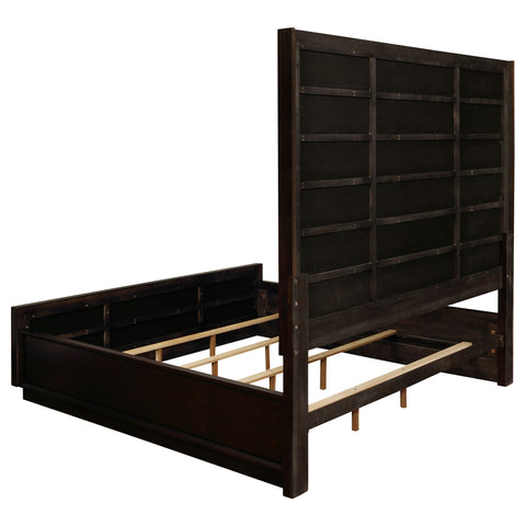 Gwyneth 77-inch Queen Panel Bed Smoked PeppercornSmoked Peppercorn