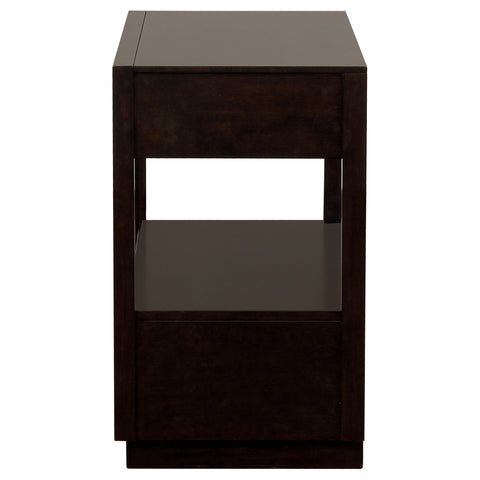 Gwyneth 2-drawer Nightstand Smoked PeppercornSmoked Peppercorn