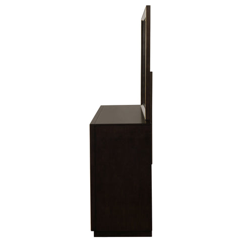 Gwyneth 8-drawer Dresser with Mirror Smoked PeppercornSmoked Peppercorn