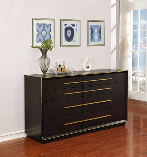Gwyneth 8-drawer Dresser Smoked PeppercornSmoked Peppercorn