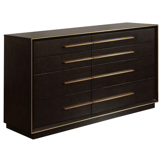 Gwyneth 8-drawer Dresser Smoked PeppercornSmoked Peppercorn