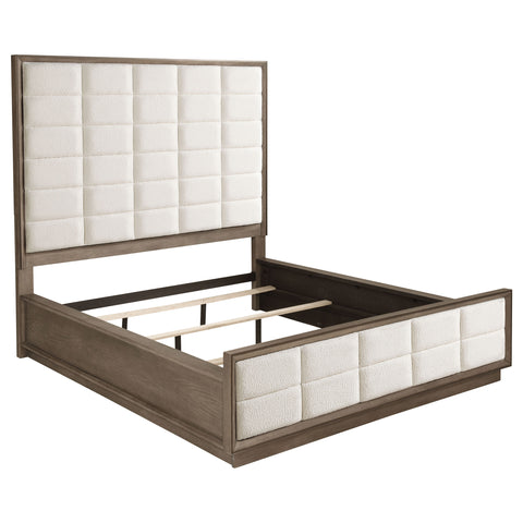 Gwyneth 5-piece California King Bedroom Set Washed OakTaupe Oak