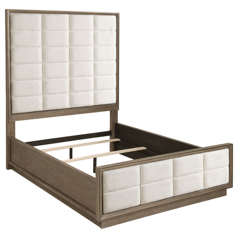 Gwyneth 4-piece Queen Bedroom Set Washed OakTaupe Oak