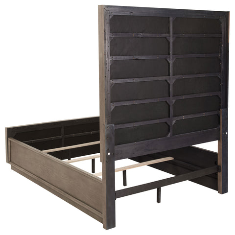 Gwyneth 77-inch Queen Panel Bed Washed OakTaupe Oak
