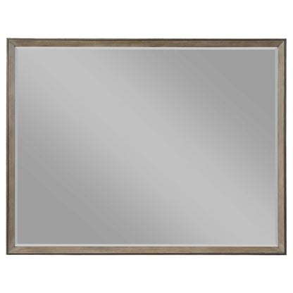 Gwyneth Dresser Mirror Washed OakTaupe Oak