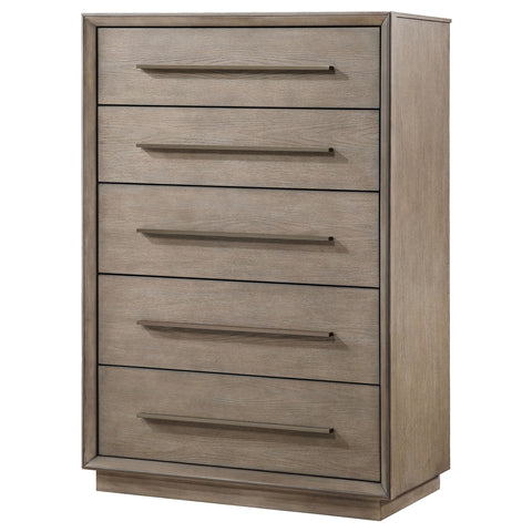 Gwyneth 8-drawer Bedroom Chest Washed OakTaupe Oak