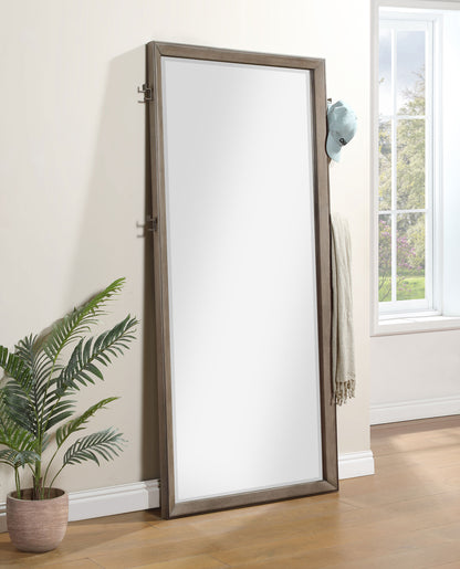 Penelope Full Length Standing Floor Mirror Washed Oak