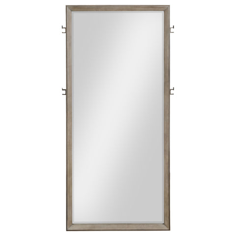 Gwyneth 80-inch Standing Floor Mirror Washed OakTaupe Oak