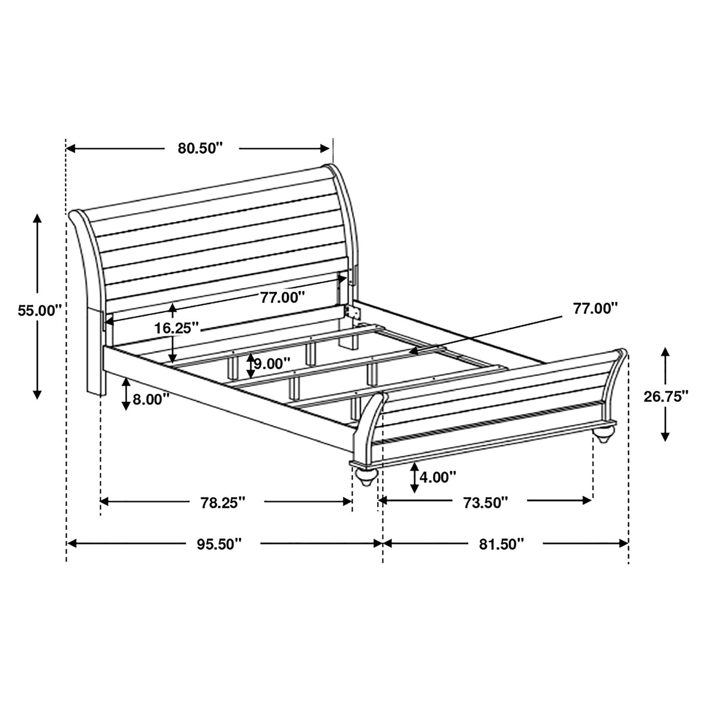 eastern king bed