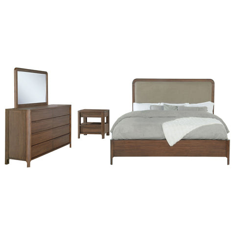 Danbrook 4-piece Eastern King Bedroom Set WalnutWalnut