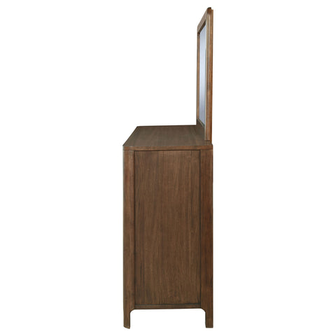 Danbrook 8-drawer Dresser and Mirror WalnutWalnut