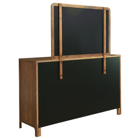 Danbrook 8-drawer Dresser and Mirror WalnutWalnut